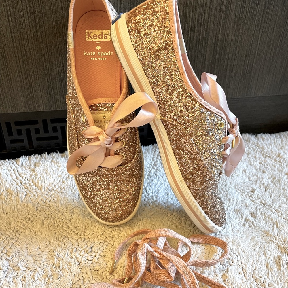 Rose Gold Kate Spade Keds